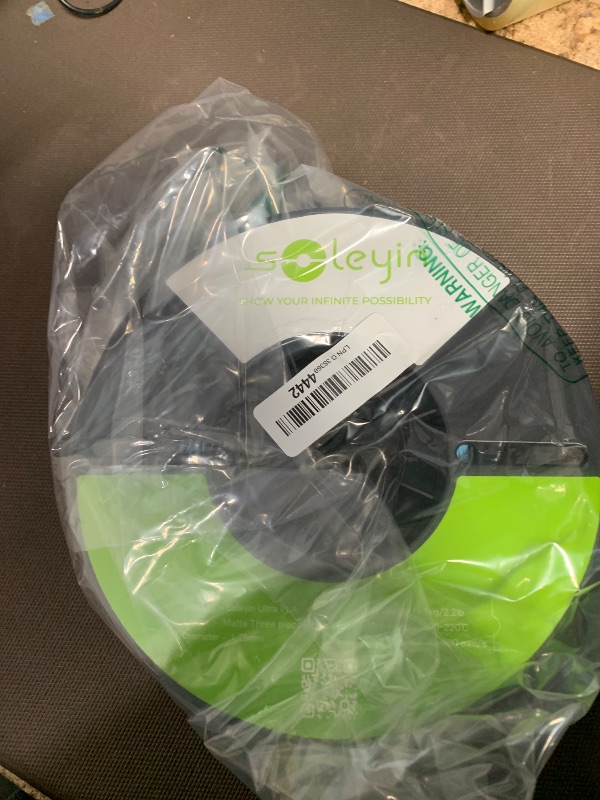 Photo 1 of ** MAYBE 25% OF PRINTING FILAMAENT LEFT**  Matte PLA Filament 1.75mm, 3D Printer Filament 30-300mm/s Printing Speed, Dimensional Accuracy +/- 0.02mm, 1kg Cardboard Spool(2.2lbs) 3D Printing Filament Fits for Most FDM 3D Printers(Rose)