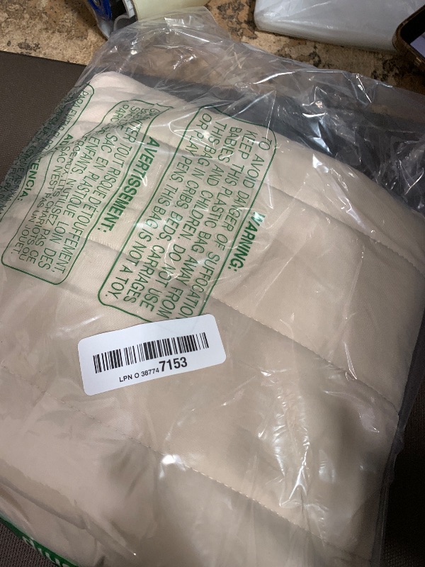 Photo 1 of **COLOR IS BLUE NOT TAN**  PetAmi Cooling Mat for Dog, Premium Pet Cooling Blanket for Crate Kennel, Indoor Cat Cool Sleeping Pad, Q-MAX Cold Sofa Couch Cover for Summer, Taupe/Beige, Medium (29x40)