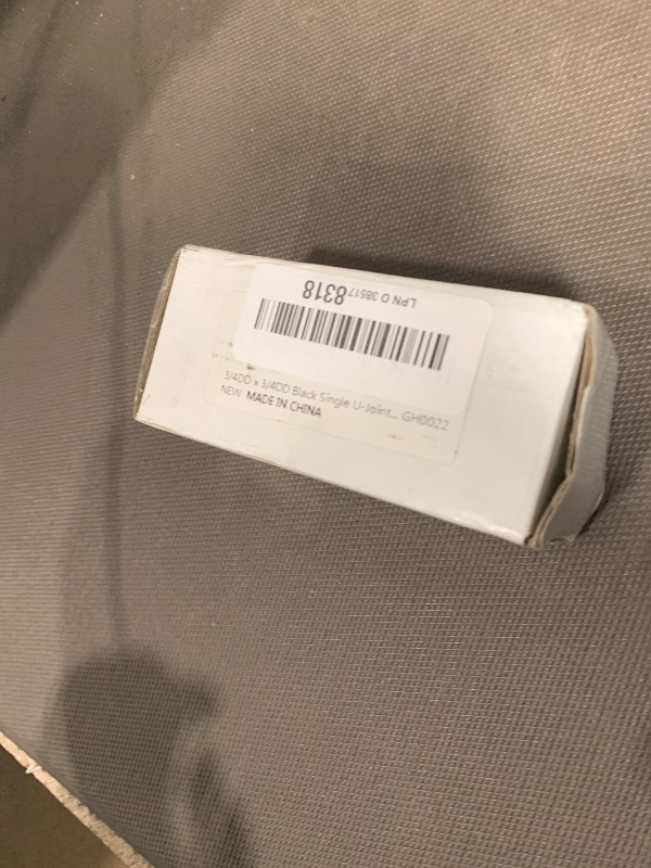 Photo 1 of 3/4" DD x 3/4" DD U Joint for Steering Shaft, Black Universal Single 3/4 inch Double D U-Joint with Max Angle 35° Degree & (3-1/4") Length