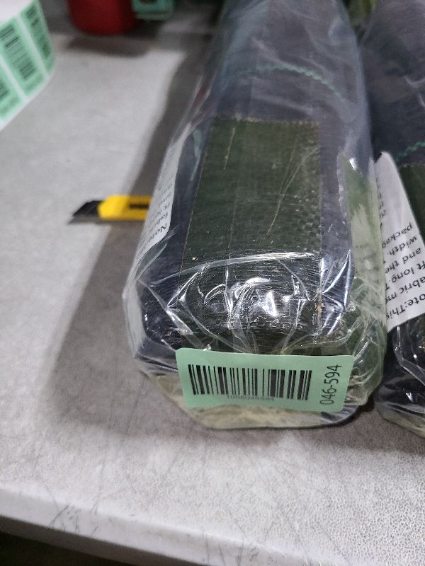 Photo 1 of 2.4oz-2.6FTx100FT Weed Barrier Landscape Fabric - Durable Weed Block Gardening Ground Cover Mat, Woven Geotextile Fabric for Underlayment, Commercial Driveway Stabilization, Weed Control Cloth