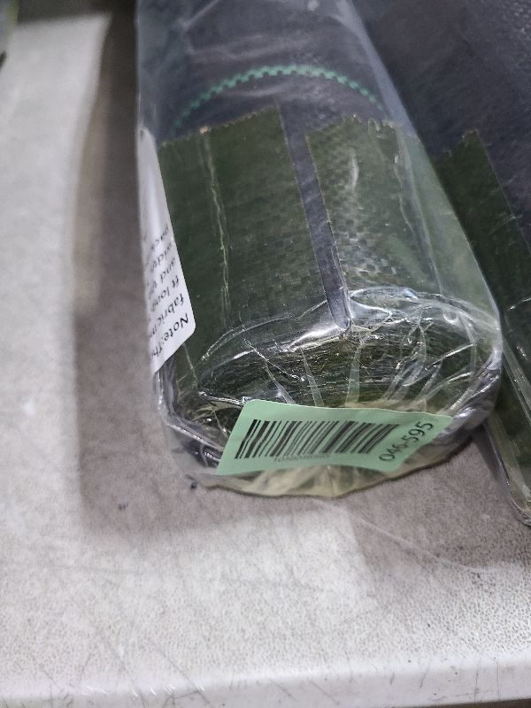 Photo 1 of 2.4oz-2.6FTx100FT Weed Barrier Landscape Fabric - Durable Weed Block Gardening Ground Cover Mat, Woven Geotextile Fabric for Underlayment, Commercial Driveway Stabilization, Weed Control Cloth