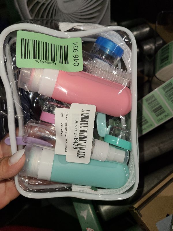 Photo 1 of 16pack Travel Bottles for Toiletries, TSA Approved LeakProof Squeezable Silicone Toiletry Containers for Shampoo, Conditioner, 3oz Portable Refillable Traveling Size Liquid Containers (16Pcs/Colorful)