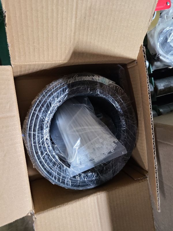Photo 1 of 150FT Misters for Outside Patio Misters for Cooling (55 Mist Nozzles) Outdoor Water Patio Hose Greenhouse Mister System Outside Mist Backyard Trampoline for Waterpark Watering Misters for Cooling