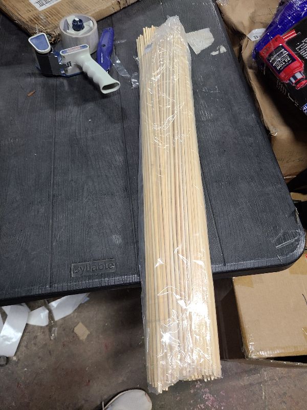 Photo 1 of 120 PCS Bamboo Marshmallow Roasting Sticks, SMores Skewers for Fire Pit, Extra Long 30 Inch Heavy Duty 5mm Thick Wooden SMores Sticks for Open Fire Pits Roaster Barbecue Hot Dog Camping Kebab Sausage