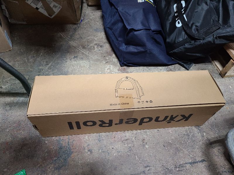 Photo 1 of  Kinderroll Twin Bed Tent Canopy, Space Indoor Blackout Privacy Toddler Bed Tent for Kids with Light, Portable Sleeping Floor Kids Playhouse