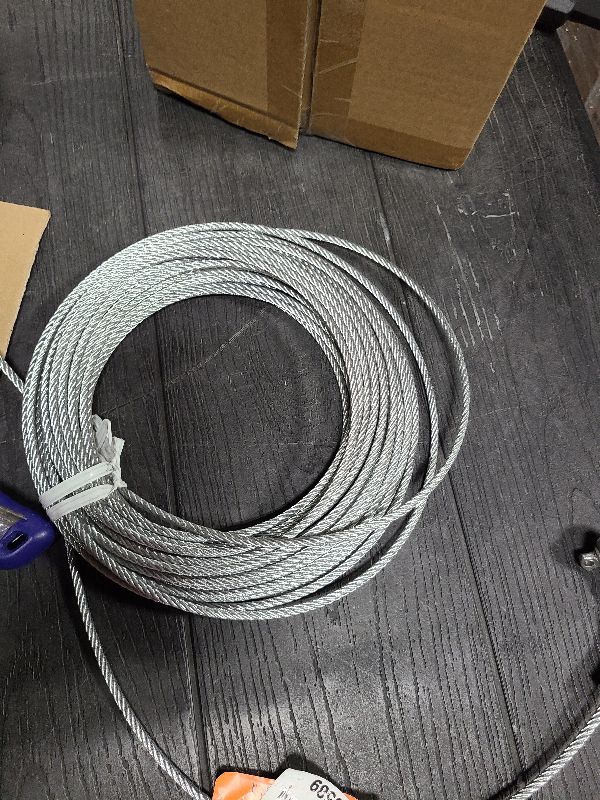 Photo 1 of 1Pack 13.5 FT Garage Door Cable Torsion Spring Wire, Replacement Cable Wire, Garage Door Replacement