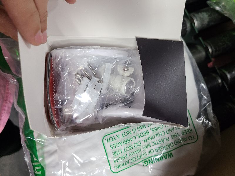 Photo 1 of 2Pack Wall Mount Bracket for Ring Spotlight Cam Battery Spotlight Cam Plus/Pro Battery, Adjustable Durable Mount Stand, Drill or No Drill Two Ways Installation