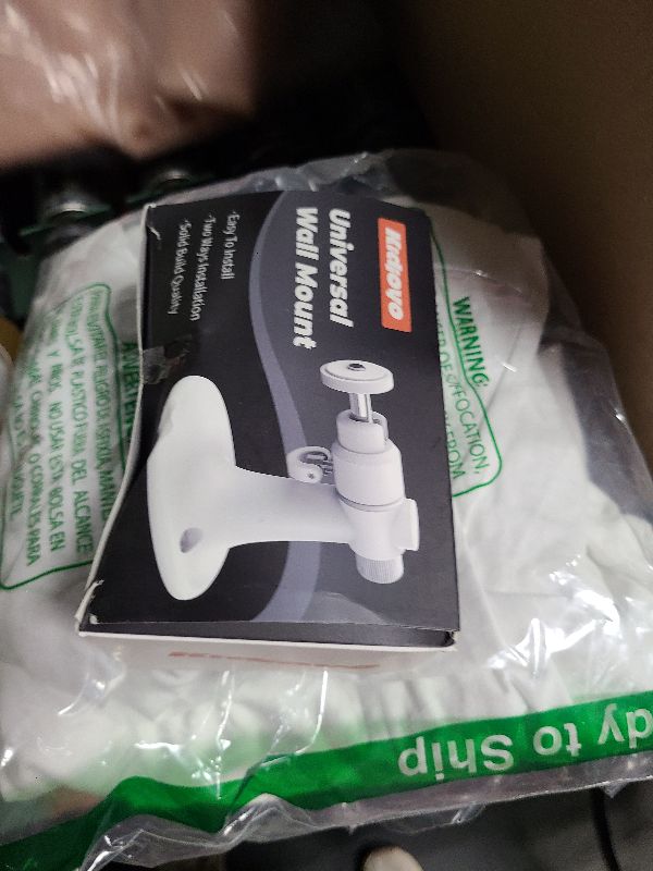 Photo 1 of 2Pack Wall Mount Bracket for Ring Spotlight Cam Battery Spotlight Cam Plus/Pro Battery, Adjustable Durable Mount Stand, Drill or No Drill Two Ways Installation