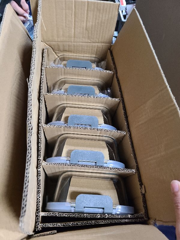 Photo 1 of [10-Pack] Glass Meal Prep Containers with Lids, MCIRCO Food Storage Containers with Snap Locking Lids, Airtight Lunch Containers, Microwave, Oven, Freezer and Dishwasher