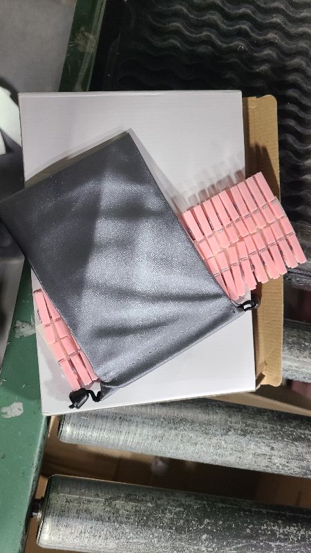 Photo 1 of 100PCS Baby Shower Clothespins Games Girl Plastic Clothes Pin with Waterproof Bag Mini Pink Pin Bulk 1.37 inch for Party Decorations, DIY Crafts