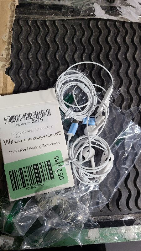 Photo 1 of 2 Pack-USB C Headphones for iPhone 15 Earbuds USB C Wired Earphones with Mic & Remote Control Noise Cancelling for iPhone 16 pro, iPad Pro, Galaxy S23/S22/S21/S20/Ultra Note 10/20, Pixel 7/6/6a/5/4