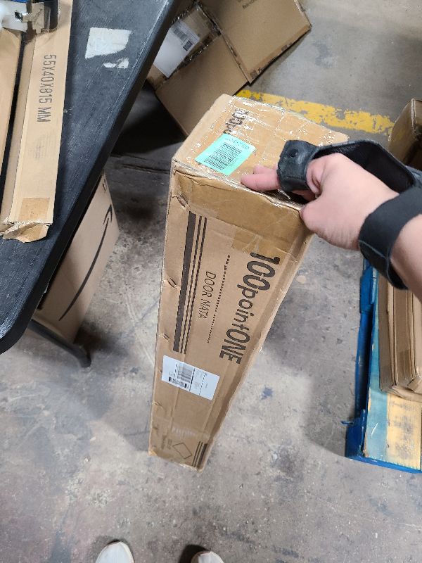 Photo 1 of 100pointONE Durable Front Door Mat, Heavy Duty Indoor Outdoor Doormat, 60” x 36” Low Profile Outdoor Mats for Home Entrance, Stain and Fade Resistant Shoe Scraper Mat, Ideal for High Traffic Area