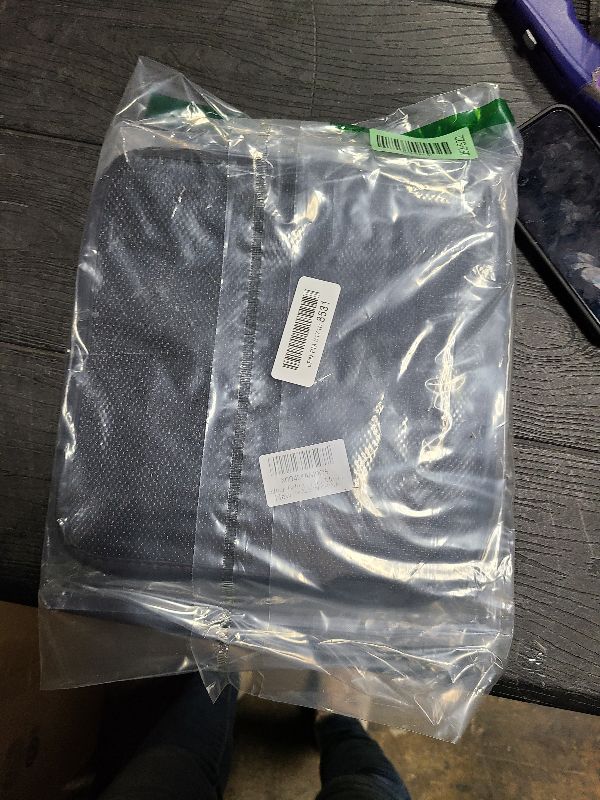 Photo 1 of 2 Pcs PU Leather Behind Seat Car Organizer, Multipurpose Hanging Bag Pocket for Most Cars (Black)