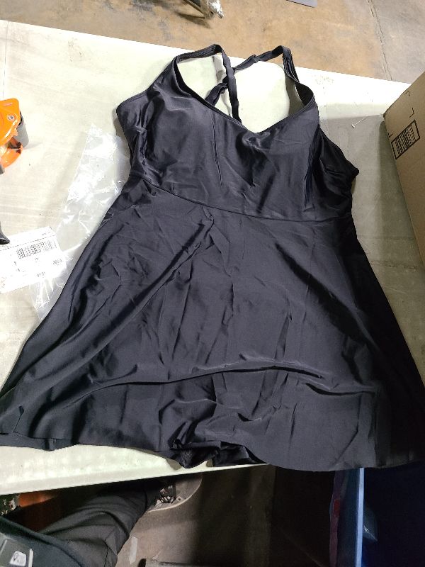 Photo 1 of  Plus Size Swim Dress - Two Piece Tankini Swimsuit Tummy Control Bathing Suit with Shorts 2025
2XL