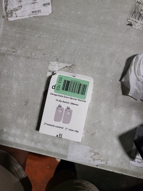 Photo 1 of 2 Replacement for Multicode Linear 3089 Garage Gate Door Opener Remote Transmitter,308911,MCS308911,10 dip Switch 300mhz,Grey