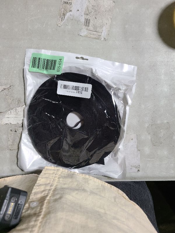 Photo 1 of 24 Yard x 1/2 Inch Hook and Loop Roll, Reusable Fastening Cable Ties, Multi-purpose Cable Management Wire Ties Cable Straps for Organizing Home, Office and Data Centers