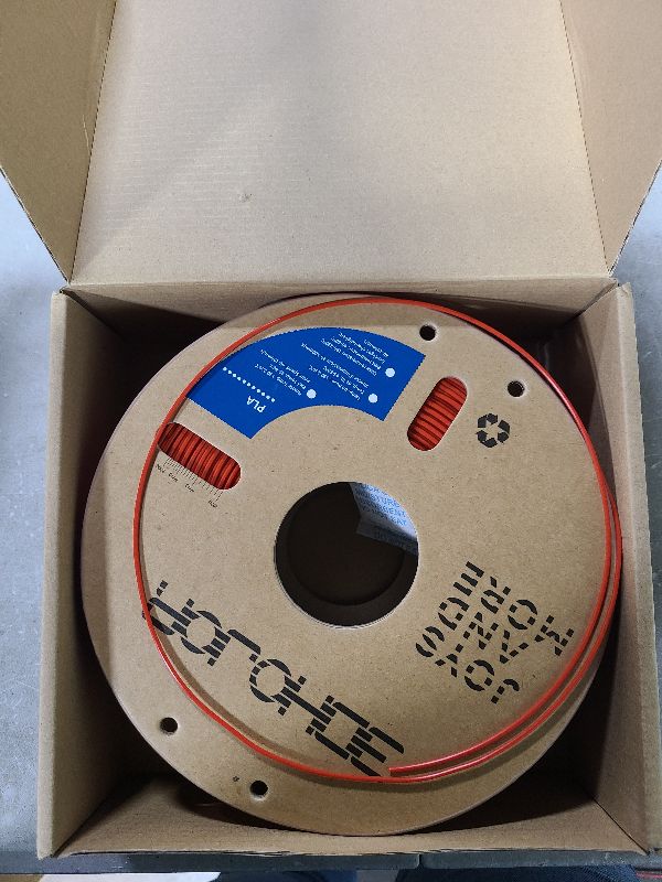 Photo 1 of 3DHoJor High Speed PLA Filament 1.75mm,3D Printer Filament,1kg Cardboard Spool (2.2lbs), Dimensional Accuracy +/- 0.03 mm,Odor Free, Clog Free, No Brittle Filaments,Fit Most FDM 3D Printer,Red