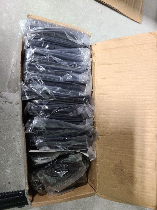 Photo 1 of 18 Pack Matte Black Door Hinges 3.5 x 3.5 Inch Interior 3 1/2 Inch Door Hinges for Doors Rounded 5/8" Radius Corners Flat Iron Hinge 3 ½"x 3 ½" Door Hardware Controls