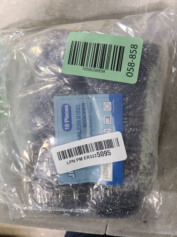 Photo 1 of 10 Pack Stainless Steel Scrubber, Steel Wool Srubber for Scouring Stubborn Messes from Pots and Pans, Stoves,Broiler Racks,Grills and More