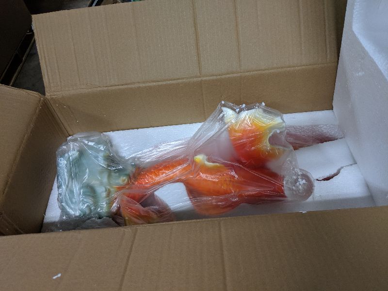 Photo 1 of 24 Inch X-Large Chinese Feng Shui Fish Statue Sculpture Figurines Feng Shui Decor Home Office Desktop Decoration Good Lucky Gifts