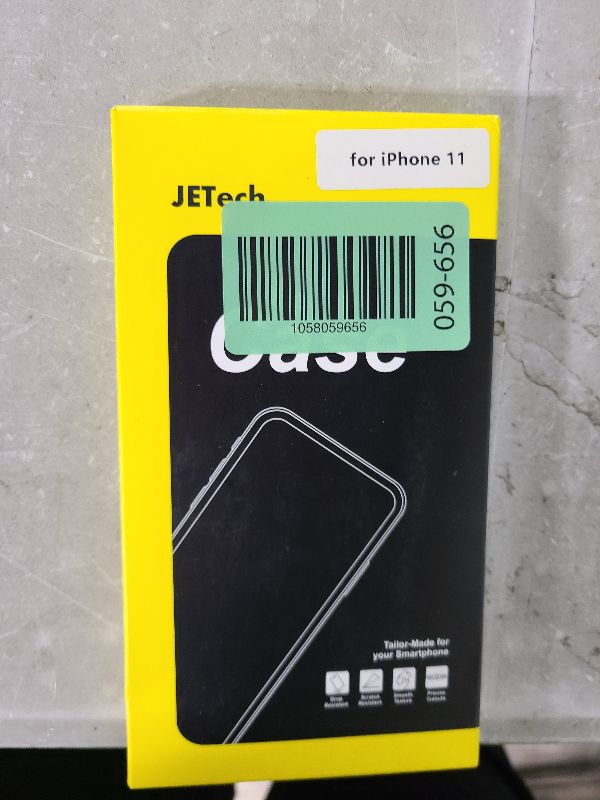 Photo 1 of JETech Wallet Case for iPhone 11 6.1-Inch, Shockproof PU Leather Magnetic Flip Cover with Card Holder and Stand Feature (Black)
