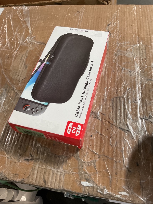 Photo 1 of [All in One] Bundle Accessories for Nintendo Switch 2, Carrying Case for Switch 2, 2X Tempered Glass Screen Protector with Frame, 4X Thumb Grip, 5X Dust Plug