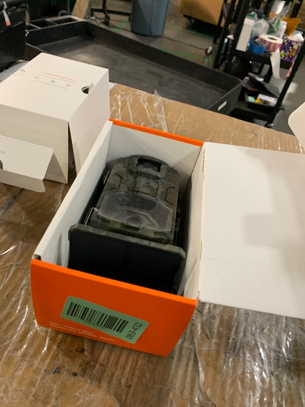 Photo 1 of iZEEKER Solar Trail Camera 4K 30fps 48MP, Game Camera with Night Vision Motion Activated, 2600mAh Battery, No WiFi, IP66 Waterproof with SD Card Reader Compatible with Smartphones Computers