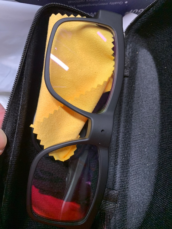 Photo 1 of (used) KLSYQ 1080p HD Camera Smart Video Recording Glasses-Outdoor Sport Glasses with Camera Wearable Eyeglass (Include 32G Memory Card)