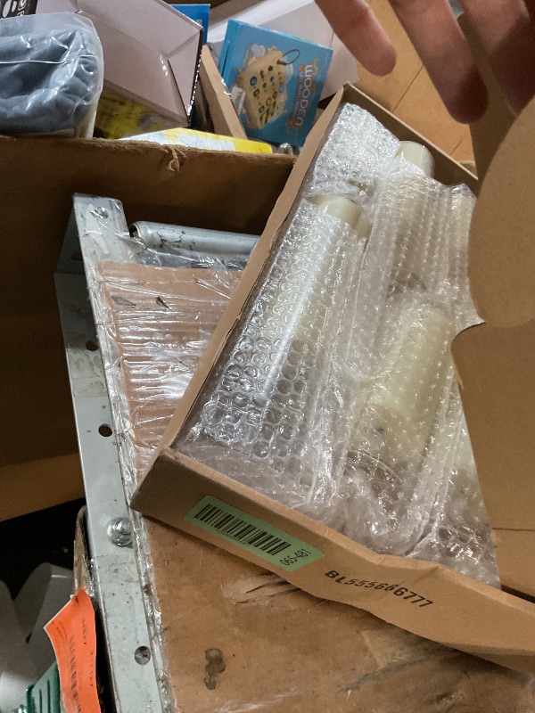 Photo 1 of (PARTIAL SET) kakoya Flickering Flameless Candles Battery Operated with Remote and 2/4/6/8 H Timer Plexiglass Led Pillar Candles Pack of 9 (D2.3"xH 6"7"8")with Realistic Moving Wick Candles for Home Decor(Ivory)