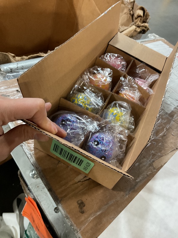 Photo 1 of ***LIKE NEW/OPEN BOX***
Neliblu Squishy Octopus Balls - Jumbo Mochi Squishy Toys - Easter Basket Stuffers for Teens - Glow-in-The-Dark - Stress Balls for Kids and Adults - 2.3x1.8x1.7 inches (Multicolor) Set of 10