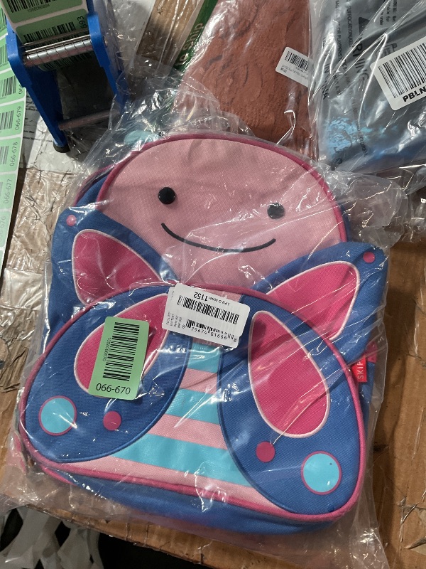 Photo 1 of ***(HEAVILY USED/ MINOR DAMAGE)***Skip Hop Toddler Backpack, Zoo Preschool Ages 3-4, Butterfly