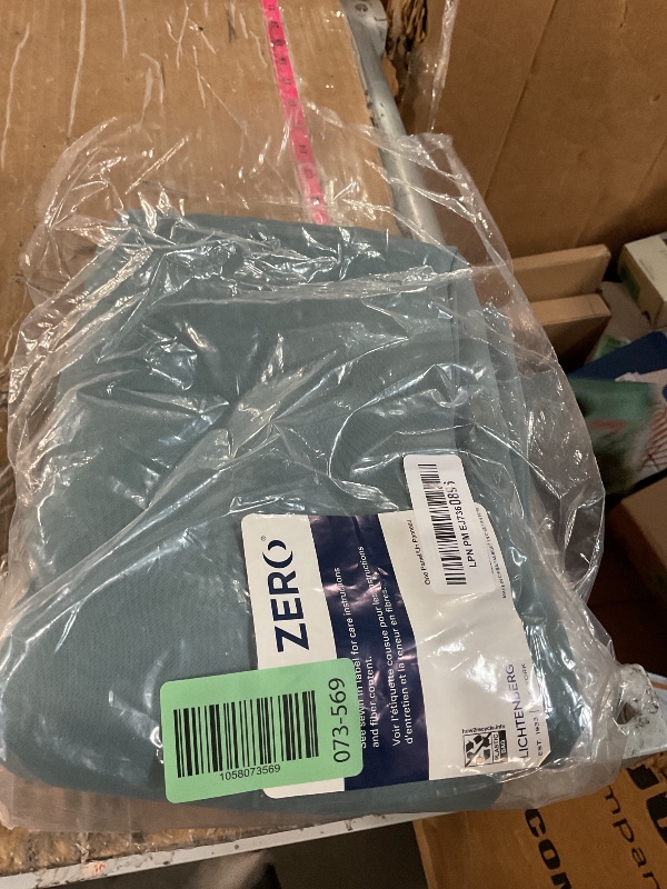 Photo 1 of ***(STOCK PHOTO FOR REFERENCE ONLY/ GREENISH GREY COLOR)***Sun Zero Easton Energy Saving Blackout Grommet Curtain Panel, 40" x 108", Oyster White