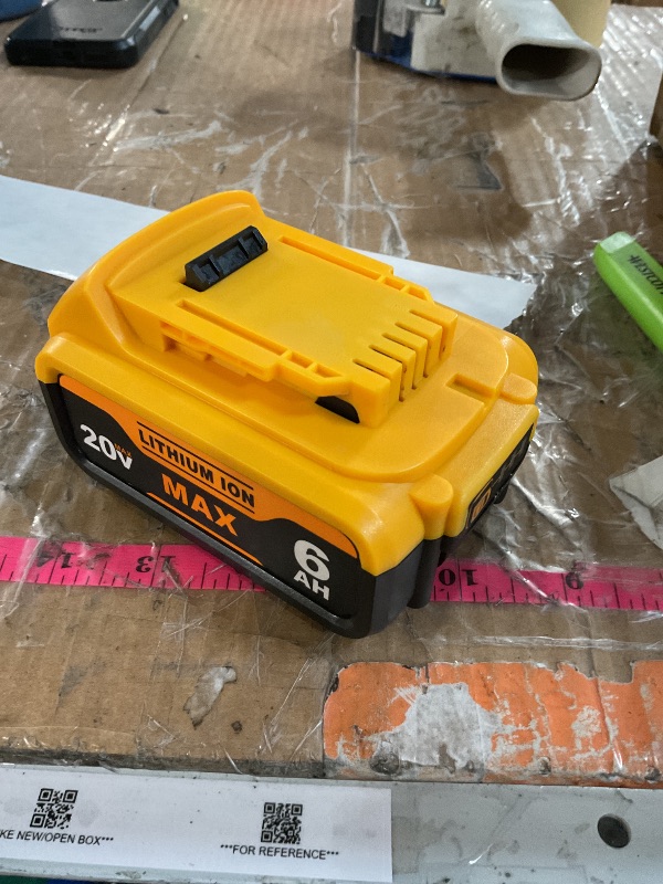 Photo 1 of (used)(please see all images)  see photo for true battery
2 Pack DCA1820 Compatible with Dewalt 20V MAX Battery 20V Battery