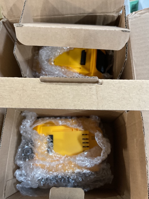 Photo 1 of (used)(please see all images)  see photo for true battery
2 Pack DCA1820 Compatible with Dewalt 20V MAX Battery 20V Battery
