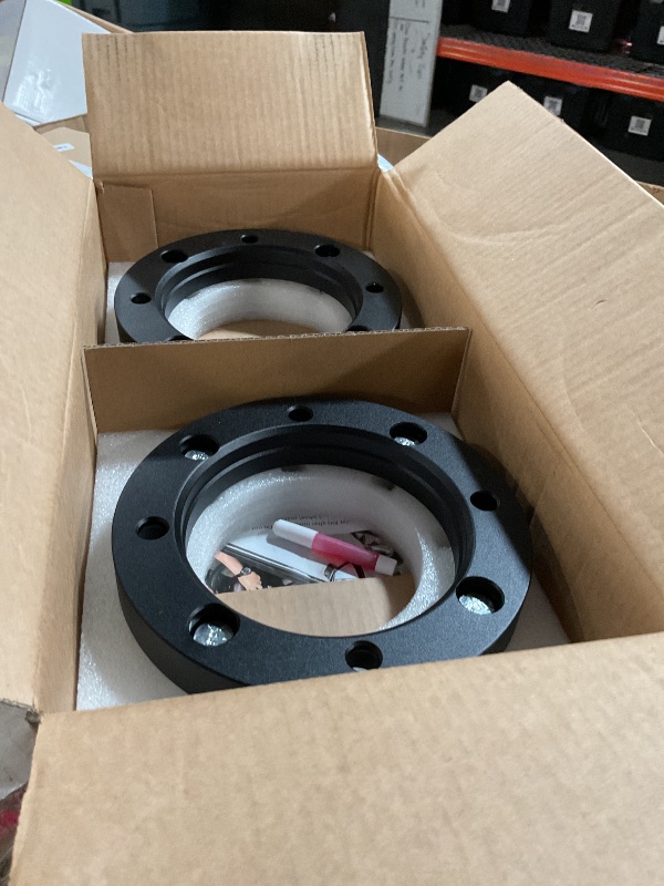 Photo 1 of *ONLY 2* ILONPA  4x156 ATV Wheel Spacers w/ 131mm Bore Compatible with Polaris Sportsman Ranger, Kawasaki Lakota, 3/8"-24 Studs 1 inch (25.4mm) Thickness, Not Hubcentric Wheel Adapters