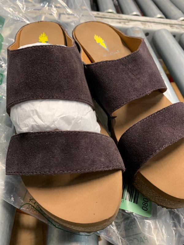 Photo 1 of (see all images) VOLATILE Women's Slide ON Sandal Wedge, Brown, 9