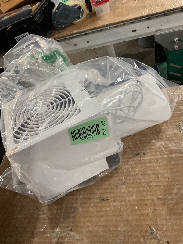 Photo 1 of Portable Air Conditioner, Upgraded Leak-Proof Ice Cooling Technology, Mini Personal Air Cooler with 3 Speeds for Room Office Bedroom Tent Greywhite5