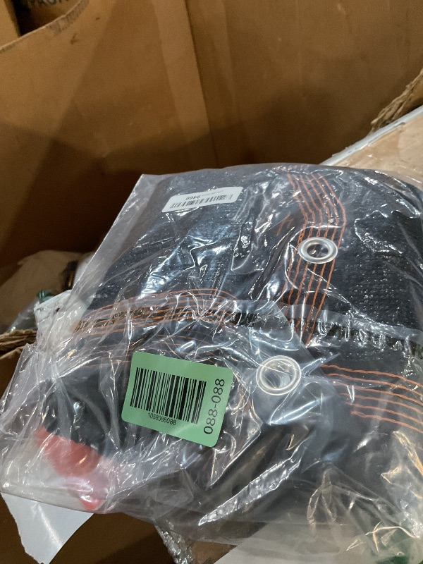 Photo 1 of 90% Shade Cloth,3x6ft Tear Resistant Sun Shade Net with Reinforced Grommet,Durable Garden Shade Tarp Cover for Greenhouse,Plant Cover, Chicken Coop,Patio and Pergola,Black