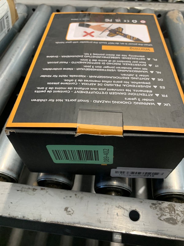 Photo 1 of ***(MAJOR DAMAGE/ SEE NOTES)***SainSmart Jr. Rocket Launcher for Kids, 200 Feet of Flight Altitude, Motorized Air Rocket with Parachute, Self-Launching Outdoor Toy with Safely Land, Black