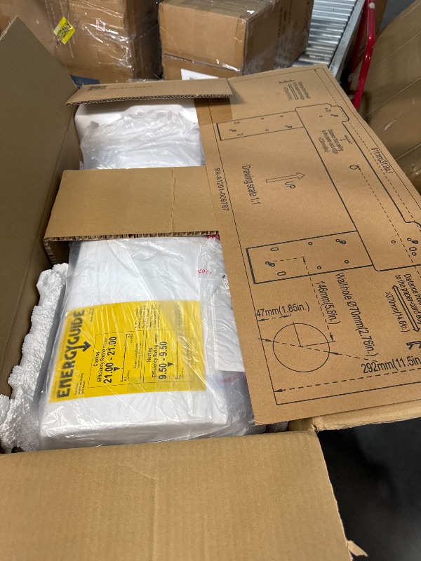 Photo 1 of (MISSING OUTDOOR UNIT) GarveeHome 9000 BTU Mini Split Air Conditioner Heat Pump System, Wifi Enabled 23 SEER2 208V- 230V Ductless AC Cool Up to 750 Sq. Ft, Compatible with Alexa, Complete Installation Kit, White