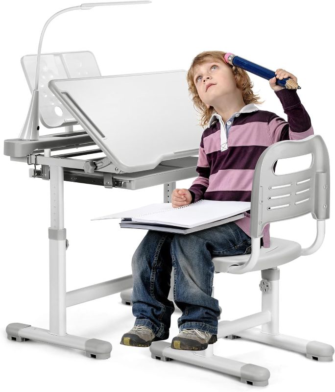 Photo 1 of (please see all images) kids desk chair combo please see all images 