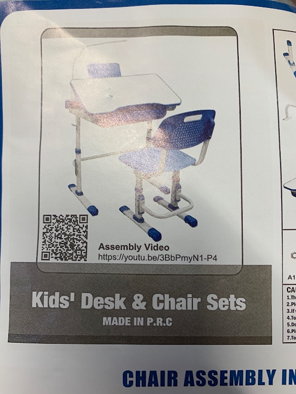 Photo 1 of (please see all images) kids desk chair combo please see all images 