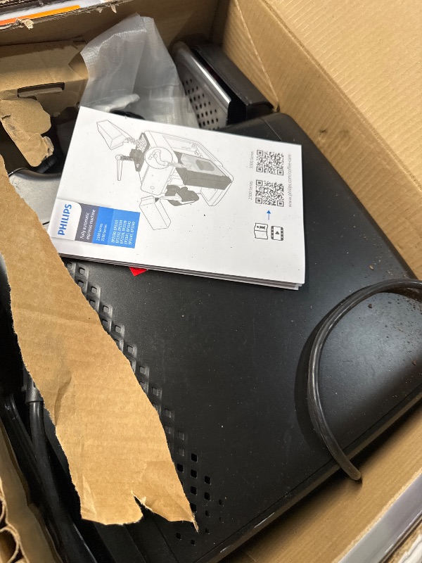 Photo 1 of (PARTS) (NOT FUNCTIONAL) Philips 3200 Series Fully Automatic Espresso Machine, LatteGo Milk Frother, 5 Coffee Varieties, Intuitive Touch Display, 100% Ceramic Grinder, AquaClean Filter, My Coffee Choice, Black (EP3241/54)