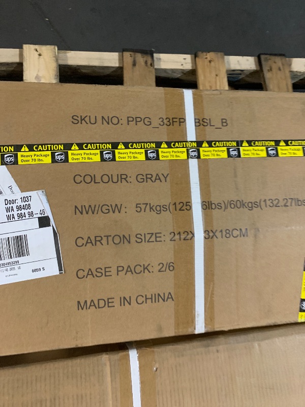 Photo 1 of ***BOXES 2 and 3 of 6 ONLY****
Garvee 12'x20' Heavy Duty Carport - PE Waterproof Canopy, Reinforced Steel Frame, Roll-Up Mesh Window & 4 Load-Bearing Sandbags, Grey