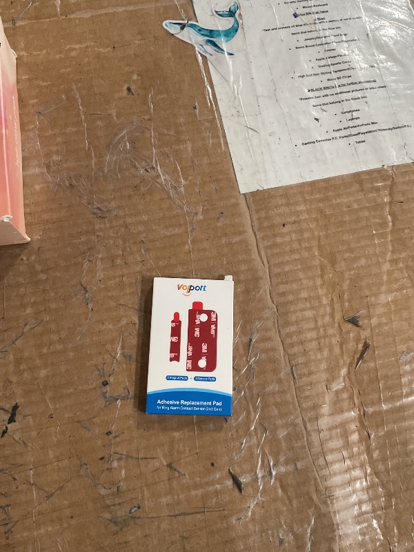 Photo 1 of Adhesive Replacement for Ring Alarm Contact Sensor (2nd Gen): 3M VHB Double Sided Sticky Strips (6 Sensors Pads & 6 Magnet Pads) - Mounting Tape Sticker Pre-Cut for Ring Door & Window Security System