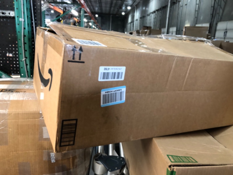 Photo 1 of ***(PARTIAL SET/ MISSING ONE)***Mind Reader Slim Laundry Hamper with Lid, 40L Clothes Basket, Premium Wicker Design, Plastic, Set of 2, Ivory