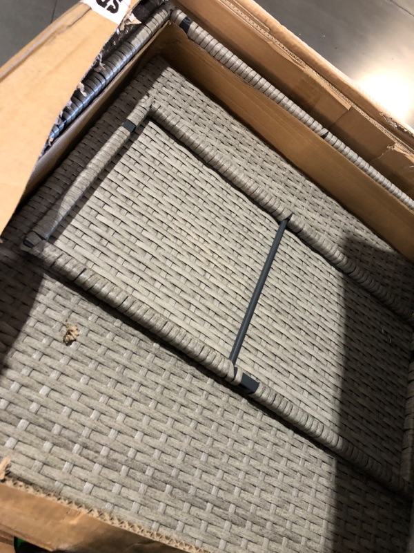 Photo 1 of (truck/trailer pick up only)
May in Color 5 Piece Outdoor Patio Sectional Furniture Set, Weather Resistant Rattan Outside Couch, Waterproof Conversation Sofa for Balcony, Porch, Backyard, Deck, Garden,Beige