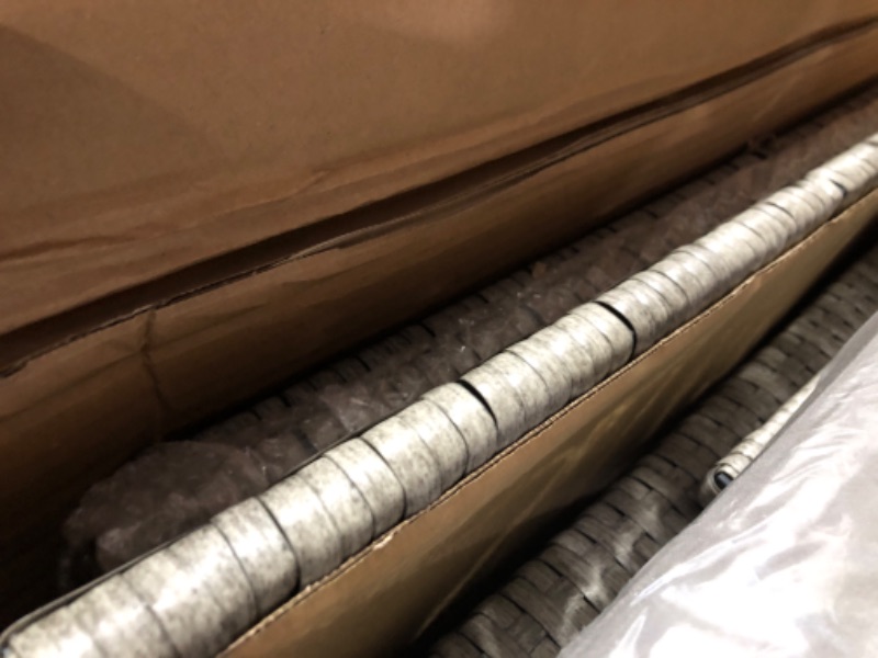 Photo 1 of (truck/trailer pick up only)
May in Color 5 Piece Outdoor Patio Sectional Furniture Set, Weather Resistant Rattan Outside Couch, Waterproof Conversation Sofa for Balcony, Porch, Backyard, Deck, Garden,Beige