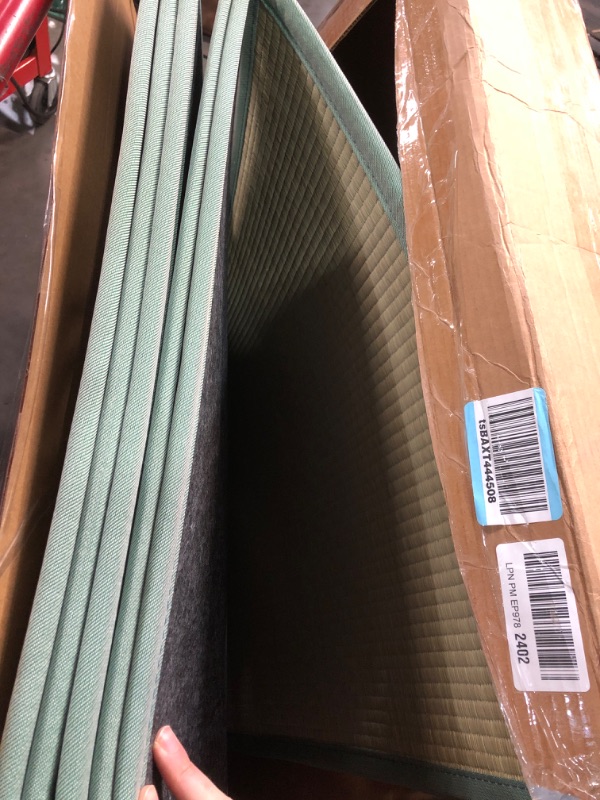 Photo 1 of (LARGE BOX) MAXYOYO Japanese Tatami Mat 100% Rush Grass Portable Folding Mat Futon Mattress Firm Traditional Floor Bed XL