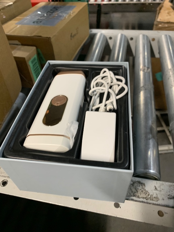 Photo 1 of (USED/FAIR) Laser Hair Removal for Women and Men, IPL Laser Hair Removal Device Safe at-Home use for Nearly Painless for Facial Legs Arms Whole Body Use(White)